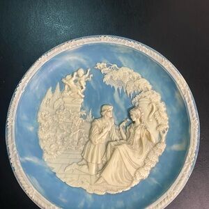 Shakespeare Sonnet Plate: Incolay Stone, Limited Edition Decorative Plate